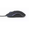 Juhtmega USB mänguhiir GEMBIRD MUS-UL-02 — ambidekstraalne, 2400 DPI, 6 nuppu, must