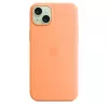 APPLE Apple Silicone Case with MagSafe iPhone 15 Plus Sorbet oranž