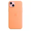 APPLE Apple Silicone Case with MagSafe iPhone 15 Plus Sorbet oranž