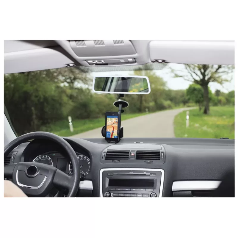 Mobiiltelefoni/nutitelefoni hoidik Hama Multi 00201521 must auto kasutamiseks