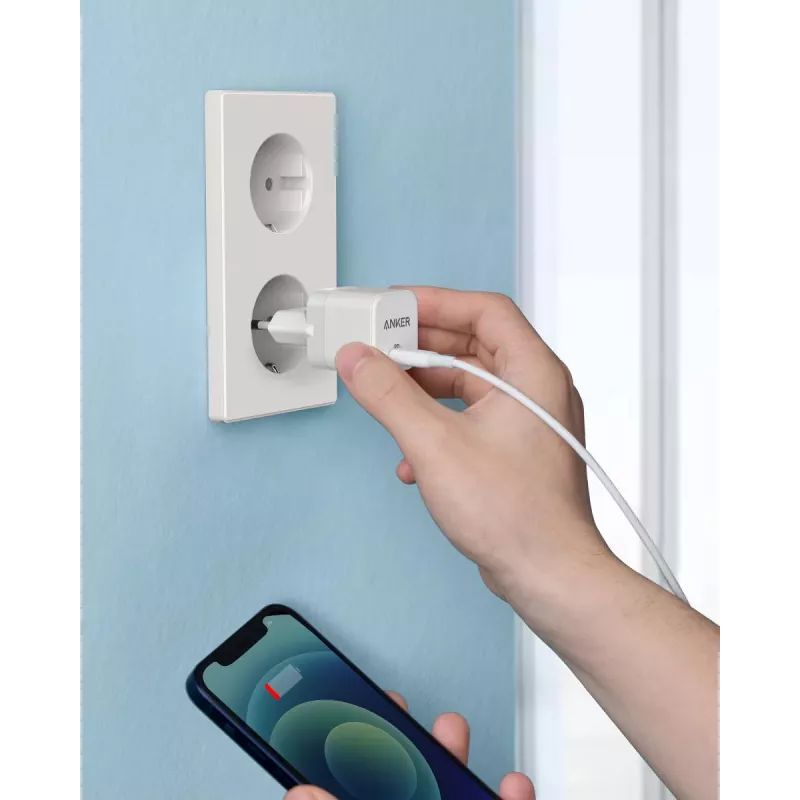 Laadija Anker PowerPort III Universal Valge AC Kiirlaadimine Siseruumides