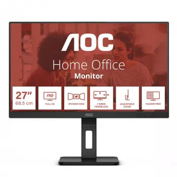 AOC E3 27E3QAF arvutimonitor 68,6 cm (27 tolli) 1920 x 1080 pikslit Full HD LED must