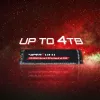 M.2 2280 NVMe SSD PATRIOT VP4300 Lite 4 TB, PCIe 4.0 x4, lugemine 7400 MB/s, kirjutamine 6000 MB/s, NVMe 2.0