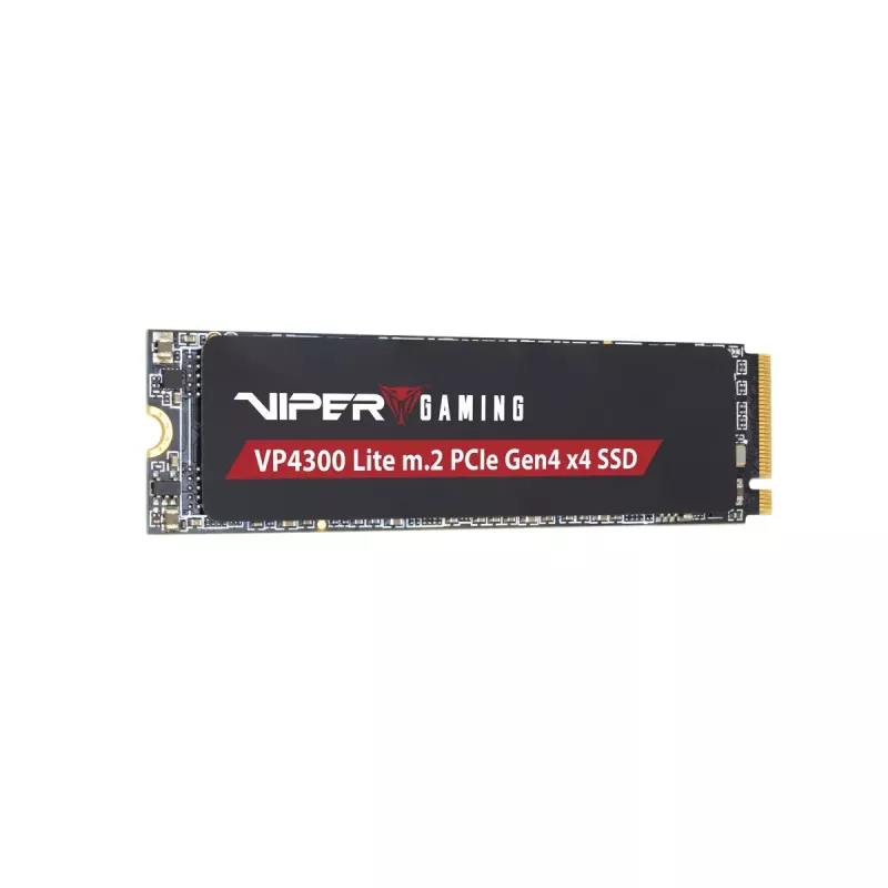 M.2 2280 NVMe SSD PATRIOT VP4300 Lite 4 TB, PCIe 4.0 x4, lugemine 7400 MB/s, kirjutamine 6000 MB/s, NVMe 2.0