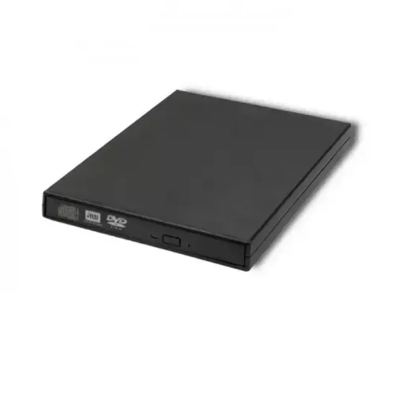 Qoltec 51858 väline DVD-RW optiline seade, USB 2.0 ja eSATA, salvlaadimine, must, 24x CD / 8x DVD