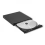 Qoltec 51858 väline DVD-RW optiline seade, USB 2.0 ja eSATA, salvlaadimine, must, 24x CD / 8x DVD