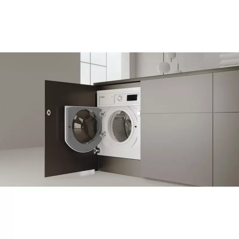Whirlpool FreshCare BI WDWG 861485 EU pesumasin-kuivati sisseehitatav eestlaetav valge