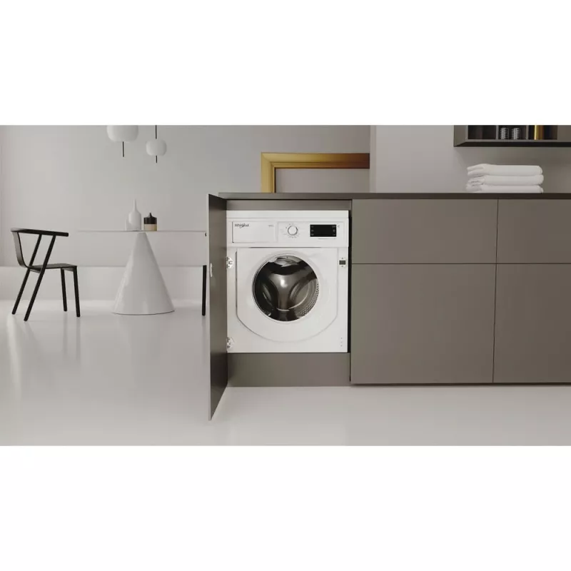 Whirlpool FreshCare BI WDWG 861485 EU pesumasin-kuivati sisseehitatav eestlaetav valge