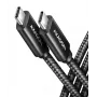 USB-kaabel Axagon BUCM4X-CM10AB USB4 Gen 3x2 1m must