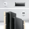 Axagon PCEM2-XS PCIe x16 - M.2 NVMe M-key pesa adapter, passiivse alumiiniumradiaatoriga