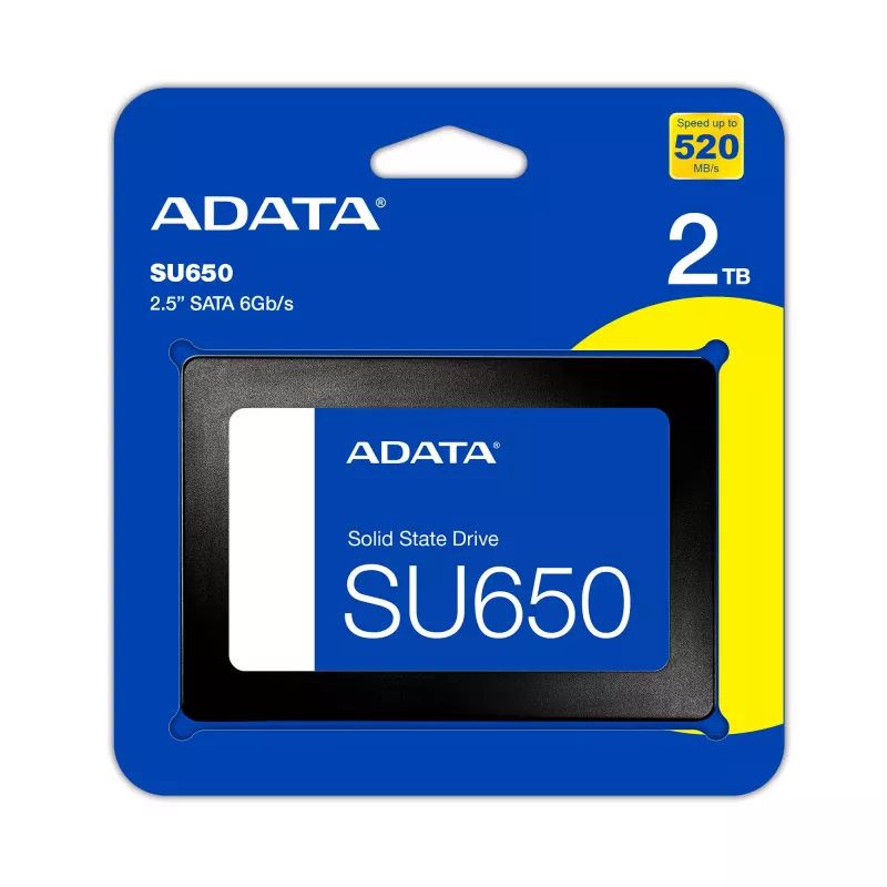 SSD-ketas ADATA 2 TB 2.5 tolli SATA III ADATA SU650