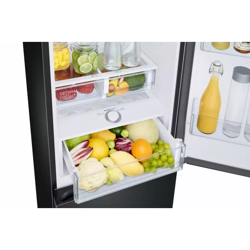 Külmik-sügavkülmik Samsung RB34C675EBN 350L, energiaklass E