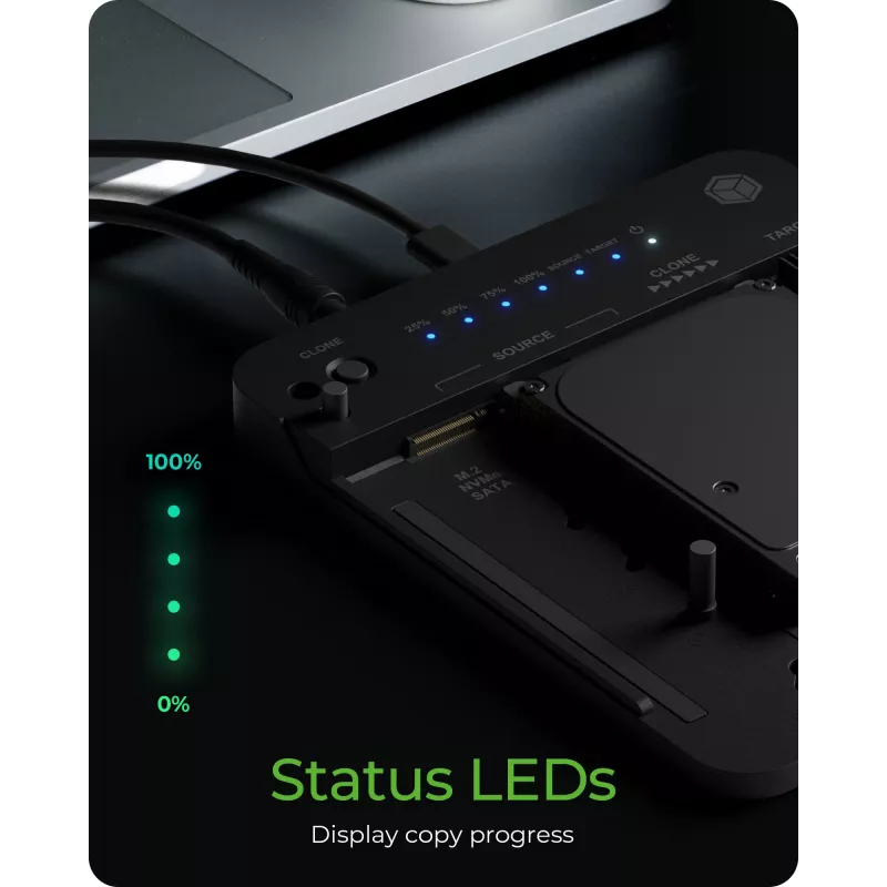 ICY BOX IB-2913MCL-C31 USB 3.2 Gen 2 (3.1 Gen 2) USB-C Must
