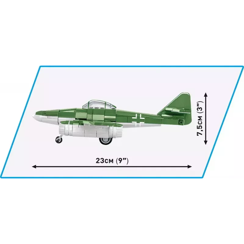 Ehitusmänguasi Cobi Messerschmitt Me 262 mudelikomplekt 500 tk