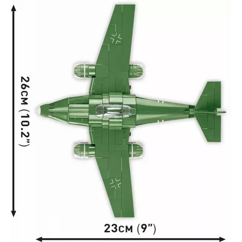 Ehitusmänguasi Cobi Messerschmitt Me 262 mudelikomplekt 500 tk