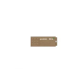 USB-mälupulk GOODRAM UME3 64 GB, USB Type-A 3.2 Gen 1, lugemine 60 MB/s, kirjutamine 20 MB/s, pruun