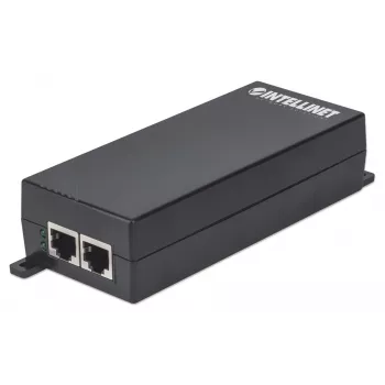 Intellinet Gigabit High-Power PoE+ Injector, 1 x 30 W Port, IEEE 802.3at/af Compliant, plastik Housing