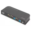 DIGITUS KVM-lüliti - 2x1 HDMI, HDMI Out, USB, 4Kx2K@60Hz