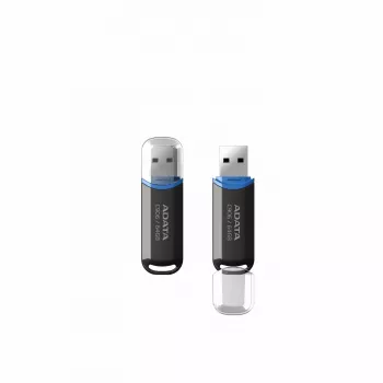 USB-mälupulk ADATA C906 64 GB USB Type-A 2.0, must, korgiga kaitstud pistik