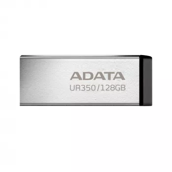 ADATA UR350 USB-mälupulk 128 GB USB Type-A 3.2 Gen 1 (3.1 Gen 1) Must, Hõbedane