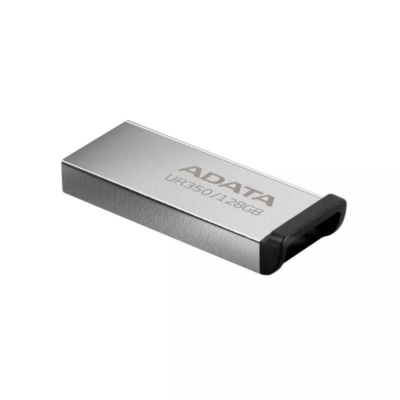 ADATA UR350 USB-mälupulk 128 GB USB Type-A 3.2 Gen 1 (3.1 Gen 1) Must, Hõbedane