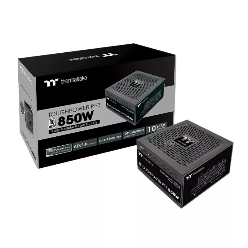 THERMALTAKE toiteplokk - Toughpower PF3 850W Platinum - TT Premium Edition