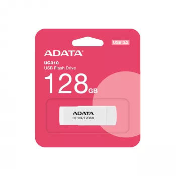 ADATA UC310 USB-mälupulk 128 GB USB Type-A 3.2 Gen 1 (3.1 Gen 1) Valge