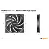 be quiet! Pure Wings 3 120mm PWM high-speed Arvutikorpuse ventilaator 12 cm Must 1 tk