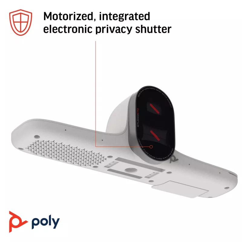 Smart Camera POLY Studio E70 20 MP 4K Ultra HD valge