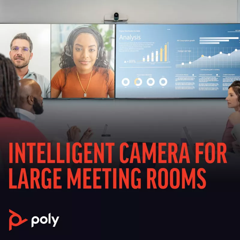 Smart Camera POLY Studio E70 20 MP 4K Ultra HD valge