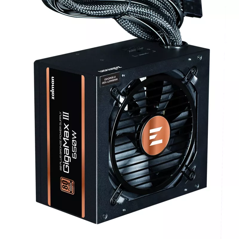 Zalman GigaMax III toiteplokk 650 W ATX Must