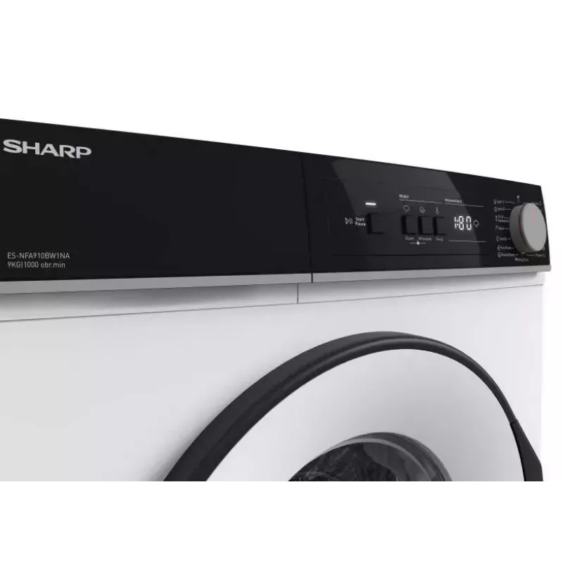 Pesumasin Sharp ES-NFA910BW1NA-PL, eestlaetav, 9 kg, energiaklass A
