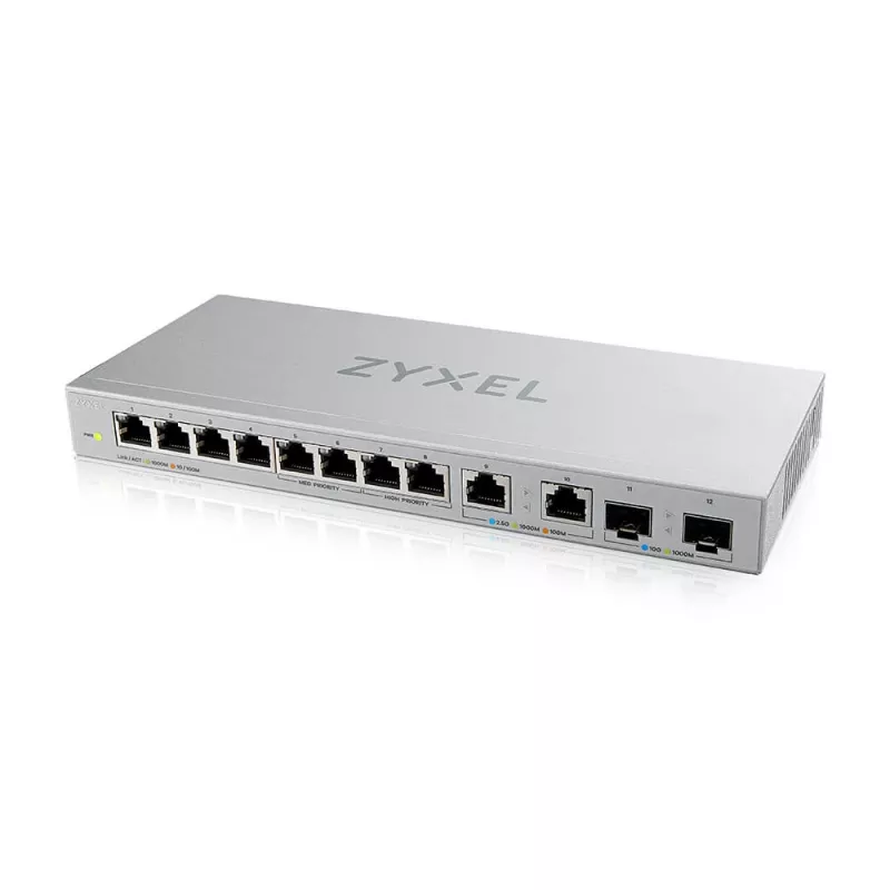Zyxel XGS1010-12-ZZ0102F võrgukommutaator Haldamata Gigabit Ethernet (10/100/1000) Hall