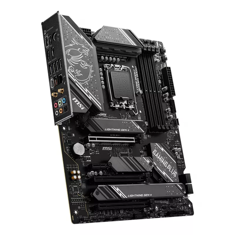 Emaplaat MSI Z790 GAMING PLUS WIFI — Intel Z790, LGA 1700 ATX, DDR5, 4x M.2, 2.5Gb LAN, Wi‑Fi 6, BT 5.3