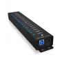 ICY BOX 17-Port Hub with USB 3.2 Gen 1 Type-A interface, USB 3.2 Gen 1 (3.1 Gen 1) Type-A, USB 3.2 Gen 1 (3.1 Gen 1) Type-A, USB Type-B, 5000 Mbit/s, Must, China, DC