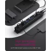 ICY BOX 17-Port Hub with USB 3.2 Gen 1 Type-A interface, USB 3.2 Gen 1 (3.1 Gen 1) Type-A, USB 3.2 Gen 1 (3.1 Gen 1) Type-A, USB Type-B, 5000 Mbit/s, Must, China, DC