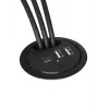 ICY BOX Lauasisene USB-laadija, Power Delivery ja Quick Charge'iga