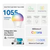 TP-Link Tapo nutipirn, mitmevärviline, Matter, nutipirn, Wi-Fi/Bluetooth, valge, 802.11b, 802.11g, Wi-Fi 4 (802.11n), WPA-PSK, WPA2-PSK, WPA3-SAE, LED