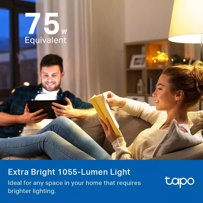 TP-Link Tapo nutipirn, mitmevärviline, Matter, nutipirn, Wi-Fi/Bluetooth, valge, 802.11b, 802.11g, Wi-Fi 4 (802.11n), WPA-PSK, WPA2-PSK, WPA3-SAE, LED