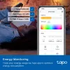 TP-Link Tapo nutipirn, mitmevärviline, Matter, nutipirn, Wi-Fi/Bluetooth, valge, 802.11b, 802.11g, Wi-Fi 4 (802.11n), WPA-PSK, WPA2-PSK, WPA3-SAE, LED