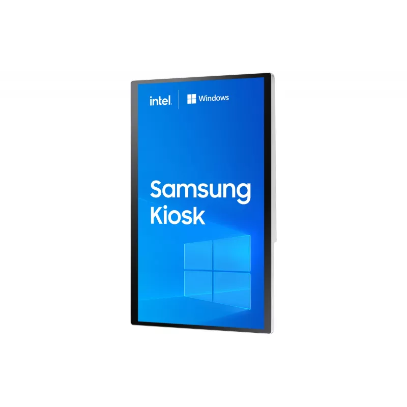 Samsung KM24C-3 Kiosk design 61 cm (24 inch) LED 250 cd/m² Full HD Valge Puutetundlik ekraan Sisseehitatud protsessor Windows 10 IoT Enterprise 16/7