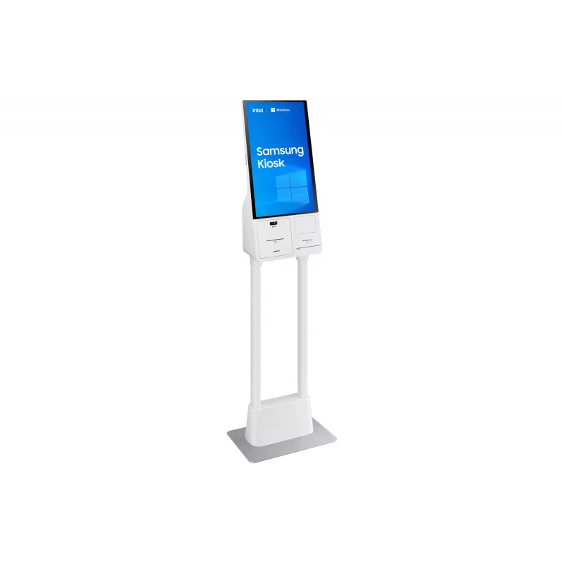 Samsung KM24C-3 Kiosk design 61 cm (24 inch) LED 250 cd/m² Full HD Valge Puutetundlik ekraan Sisseehitatud protsessor Windows 10 IoT Enterprise 16/7