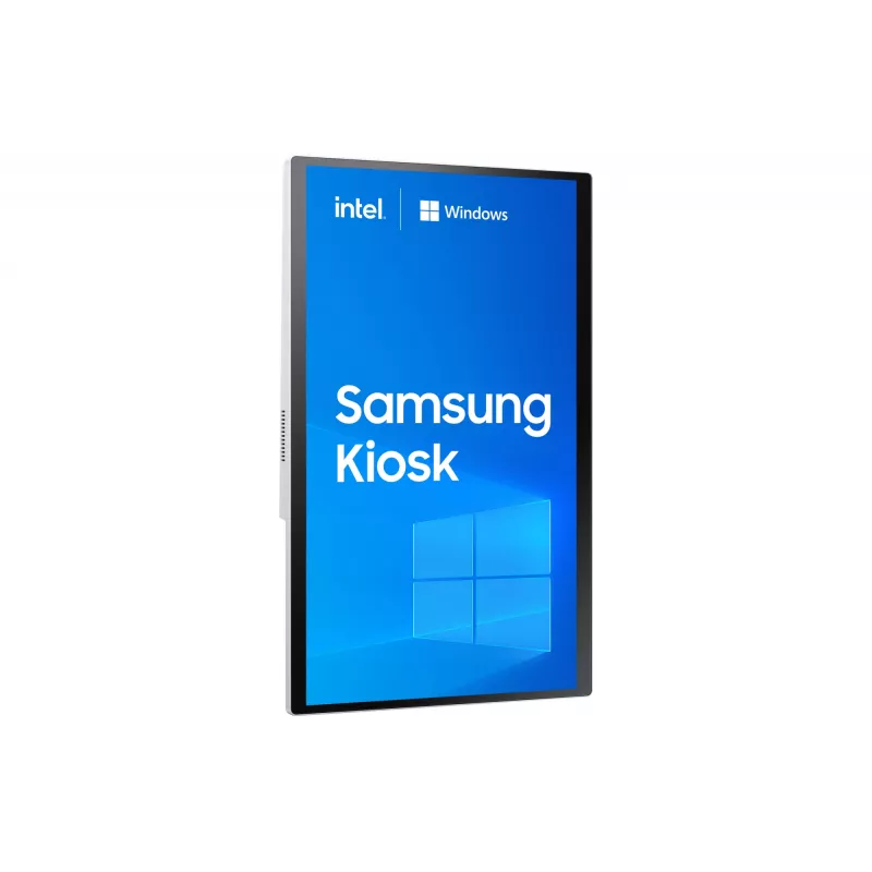 Samsung KM24C-3 Kiosk design 61 cm (24 inch) LED 250 cd/m² Full HD Valge Puutetundlik ekraan Sisseehitatud protsessor Windows 10 IoT Enterprise 16/7