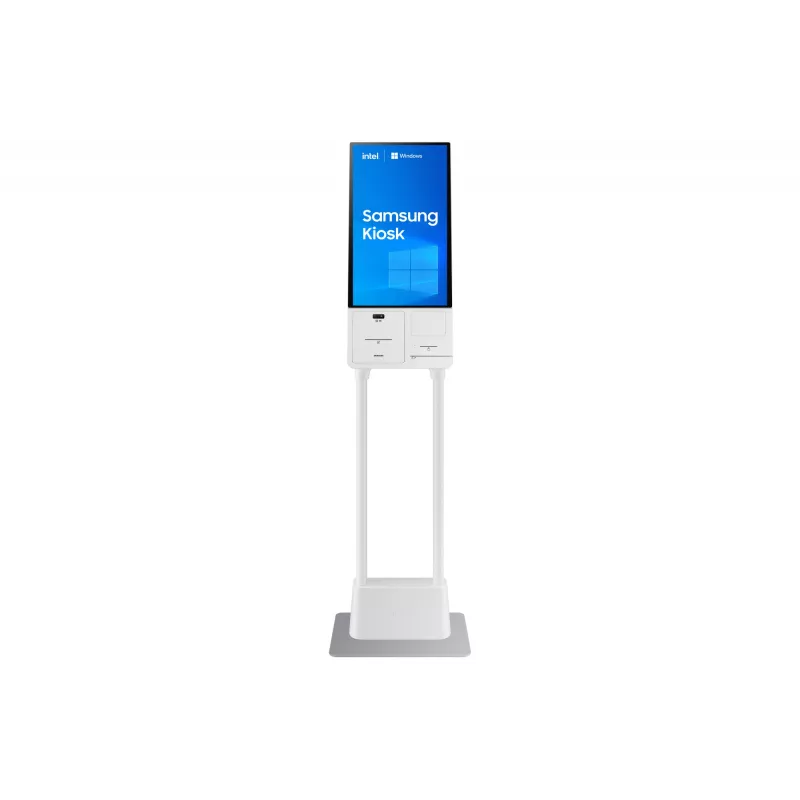 Samsung KM24C-3 Kiosk design 61 cm (24 inch) LED 250 cd/m² Full HD Valge Puutetundlik ekraan Sisseehitatud protsessor Windows 10 IoT Enterprise 16/7