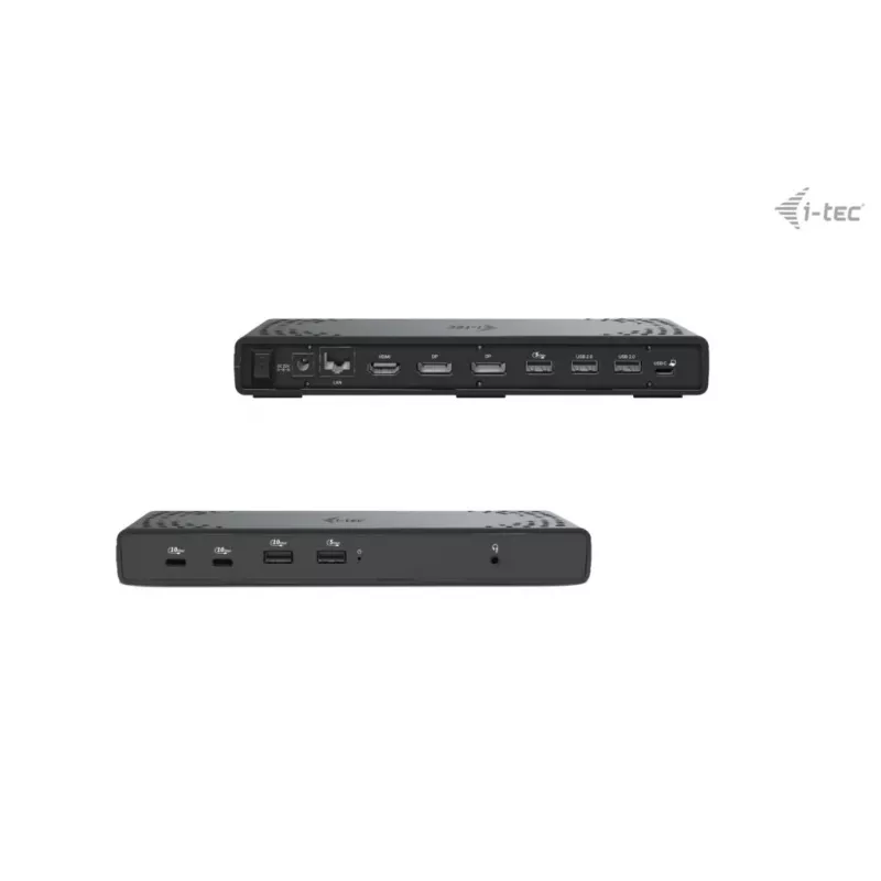 i-tec USB-C Triple Display dokkimisjaam Gen 2 toiteedastus 100 W juhtmega 3.2