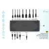 i-tec USB-C Triple Display dokkimisjaam Gen 2 toiteedastus 100 W juhtmega 3.2