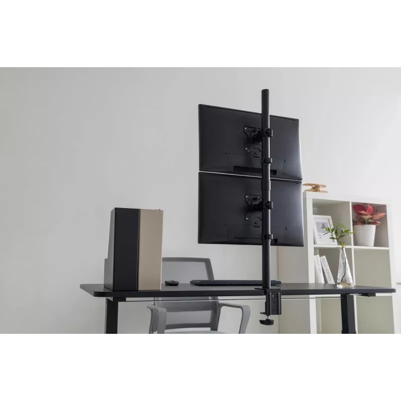 DIGITUS monitori vertikaalne kinnitus 17-32 tolli, max 8 kg, klambriga või läbiviiguga