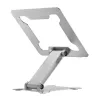 Sülearvutilaud Gembird NBS-D1-03 hõbe alumiiniumist kuni 39,6 cm (15,6 tolli), kokkupandav, kõrgus 60 mm, maksimaalne koormus 5 kg