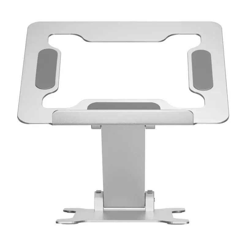 Sülearvutilaud Gembird NBS-D1-03 hõbe alumiiniumist kuni 39,6 cm (15,6 tolli), kokkupandav, kõrgus 60 mm, maksimaalne koormus 5 kg