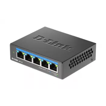D-Link 5-pordiline 2,5G mitme-gigabitine lauaarvuti kommutaator haldamata L2 5x2,5G porti